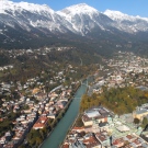 Im Anflug auf Innsbruck