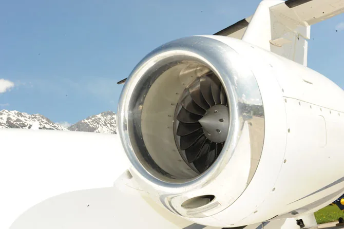 Engine eines Business Jets